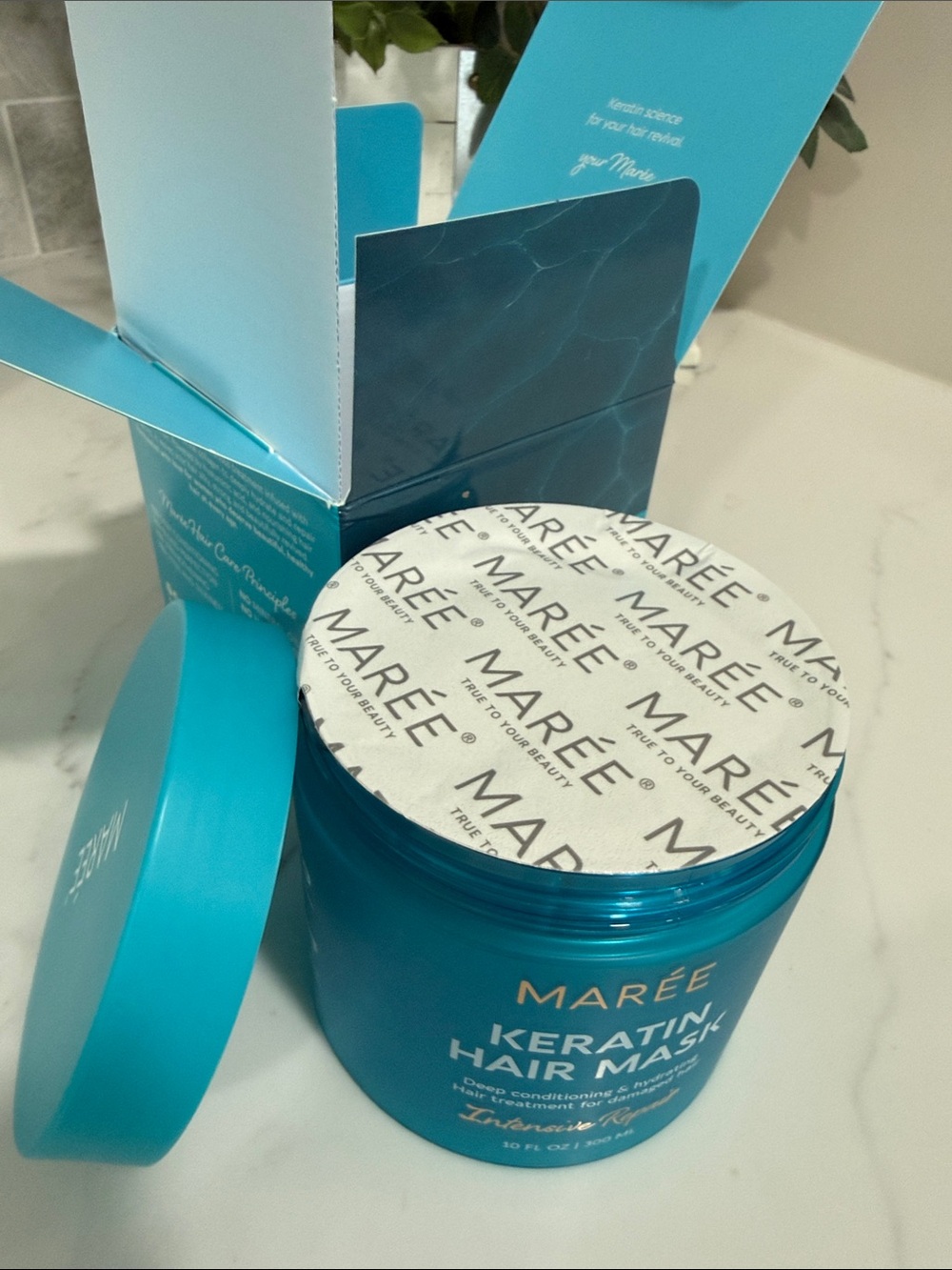Maree Keratin Hair Mask Intensive Repair 10 fl oz for damaged hair NIB SEALED - Picture 4 of 4